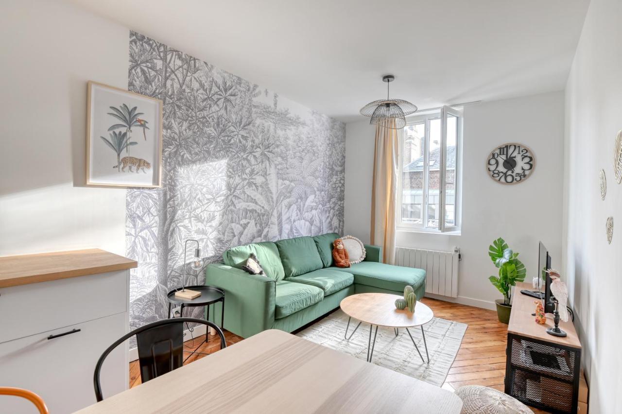 Ambiance Jungle Et Cocon En Hyper Centre Pour 2, 4 Ou 6 Pers - Mylittlestay Rouen Exterior photo